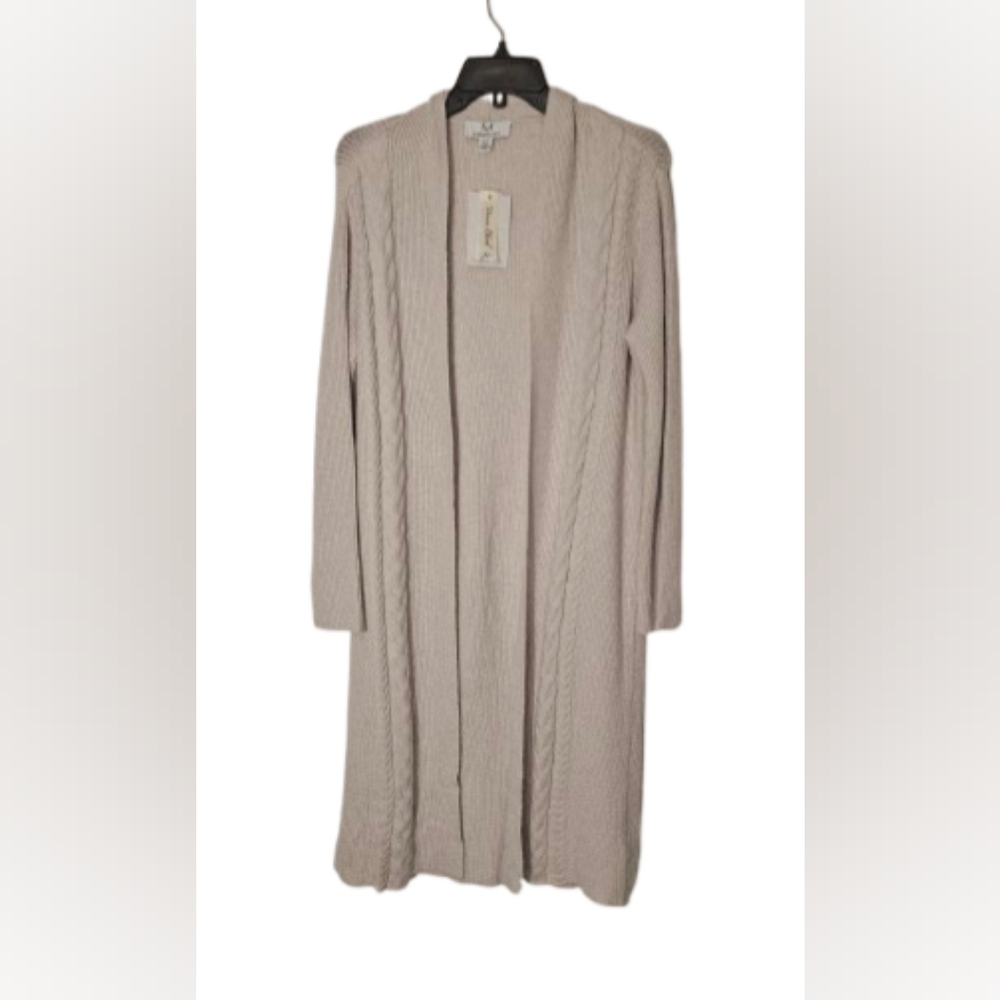 Magaschoni Women's Cream Long Cardigan Sweater Size S/P New with tags